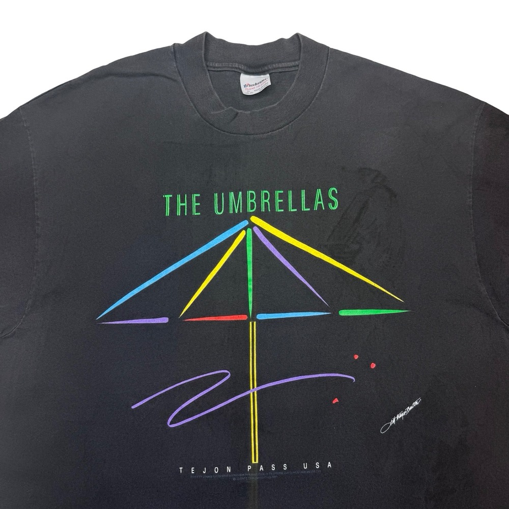 Vintage 90s The Umbrellas exhibit shirt